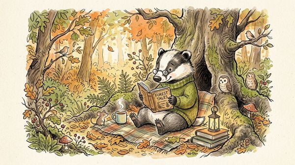 Ink and Wash style: vintage storybook